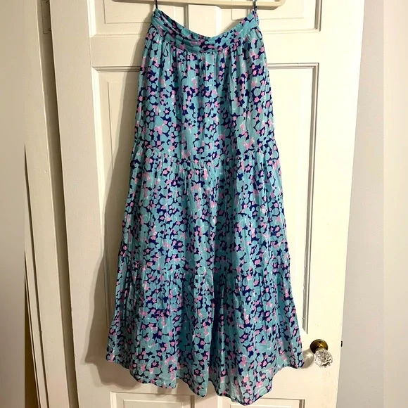 ANTHROPOLOGIE Floral Midi Skirt - Picture 1 of 6